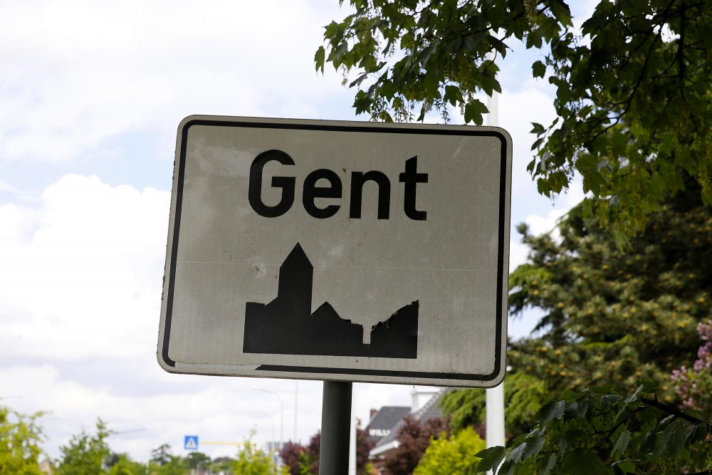 Ortsschild von Gent (Archivbild: Nicolas Maeterlinck/Belga)