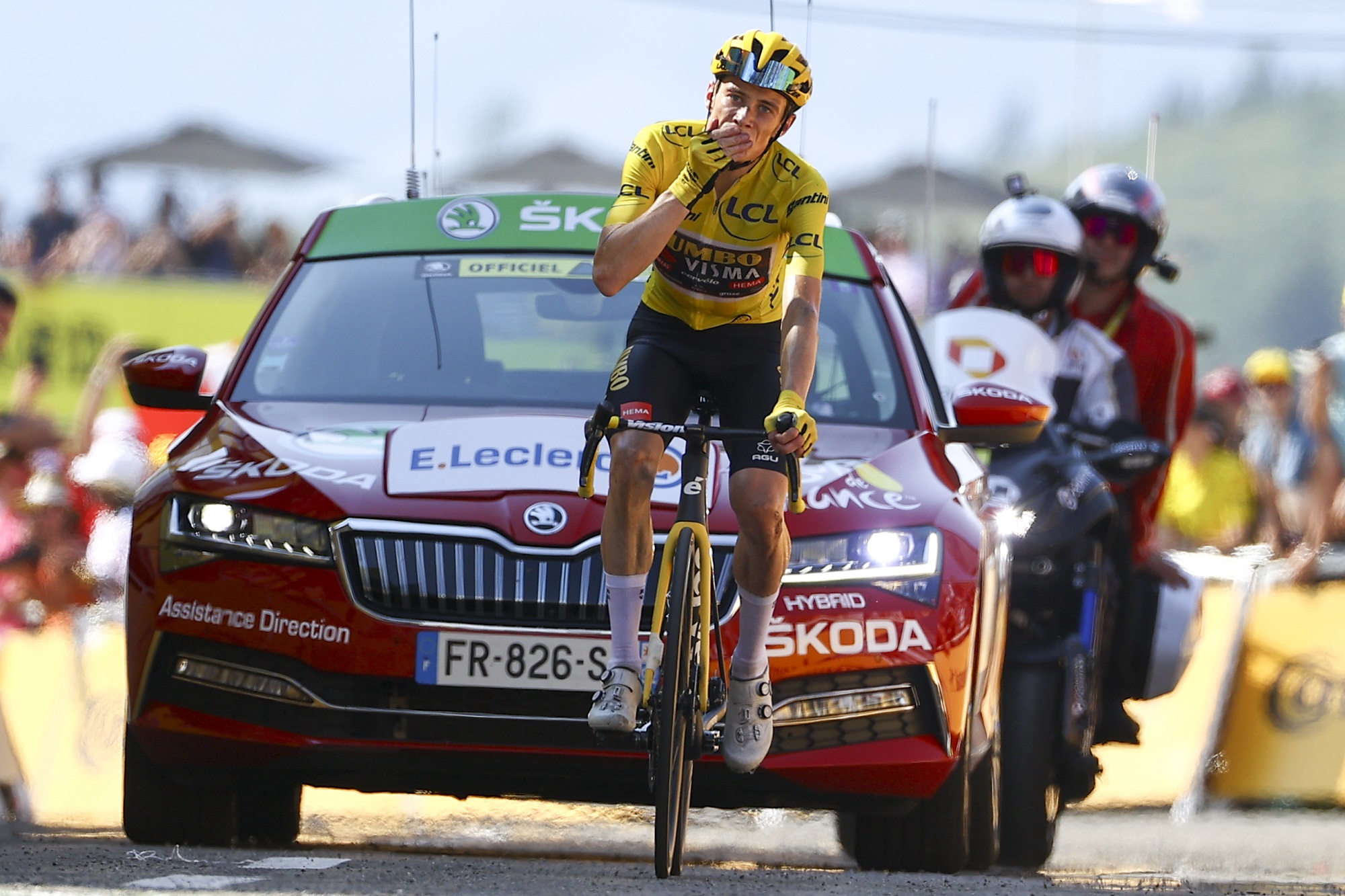 Jonas Vingegaard gewinnt die 19. Etappe der Tour de France (Bild: David Pintens/Belga)