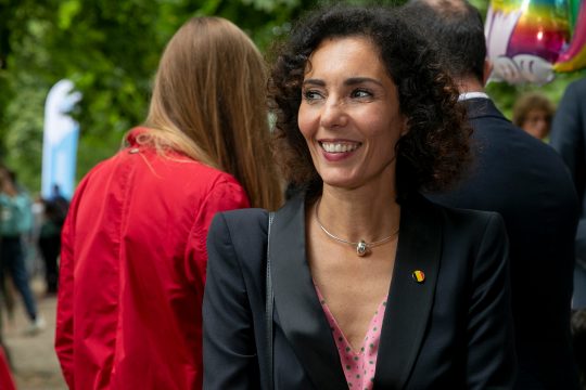 Außenministerin Hadja Lahbib (Bild: Hatim Kaghat/Belga)