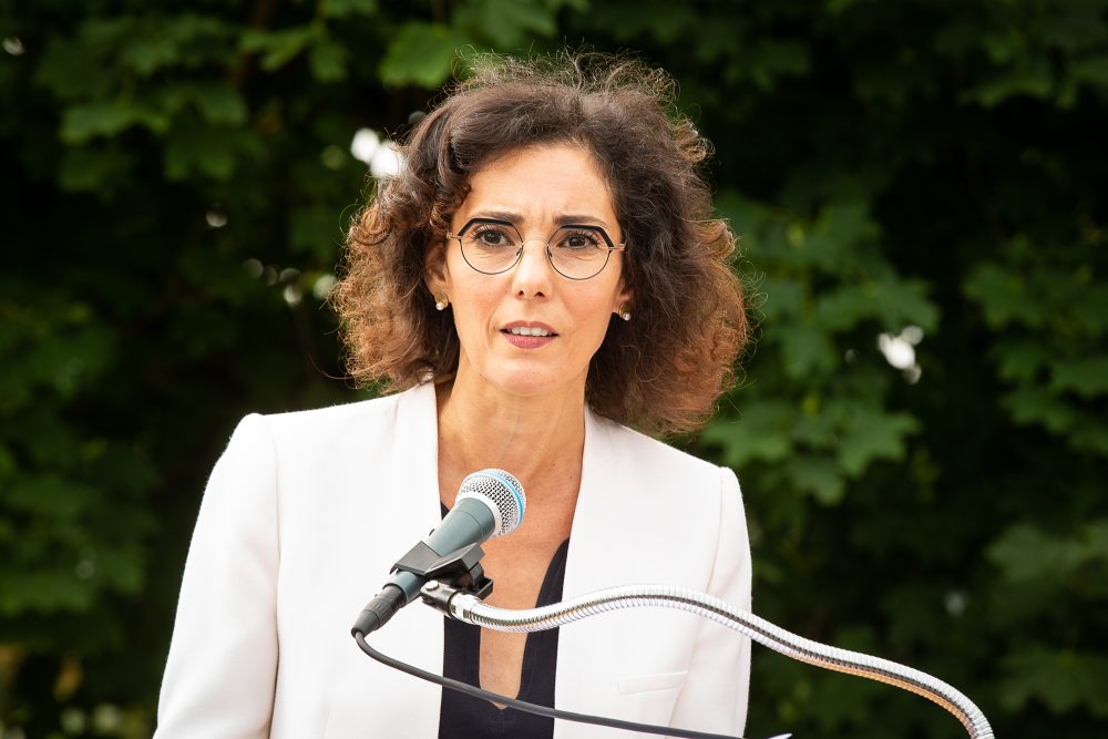 Außenministerin Hadjah Lahbib