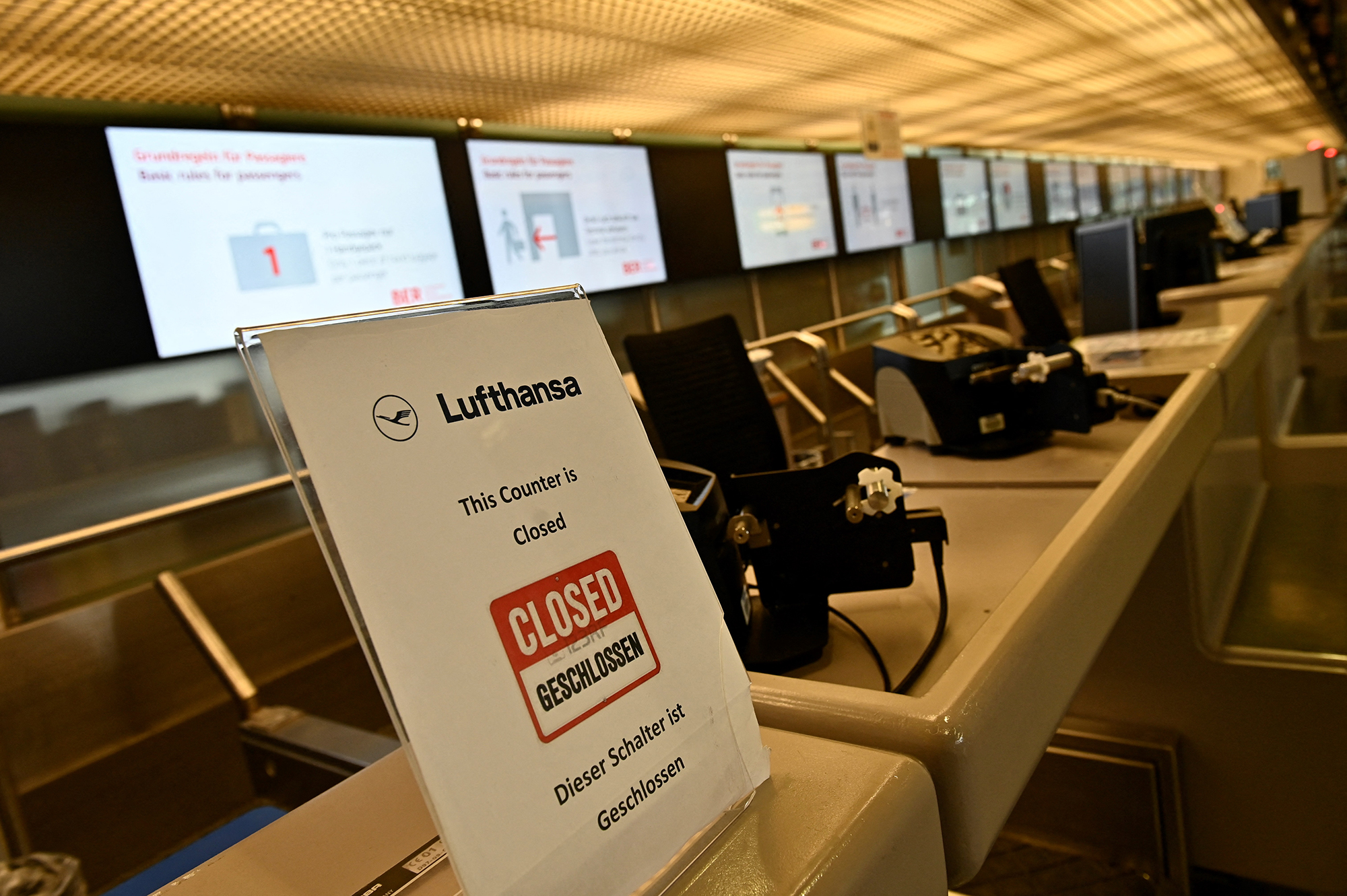 Streik bei Lufthansa in Berlin