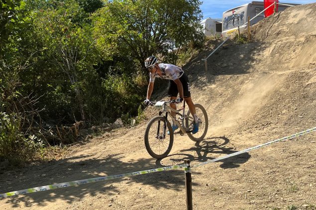 Arne Janssens bei der Mountainbike-Landesmeisterschaft in Houffalize