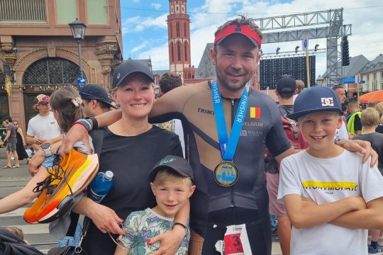 Mario Palm beim Ironman Frankfurt (Bild: privat)