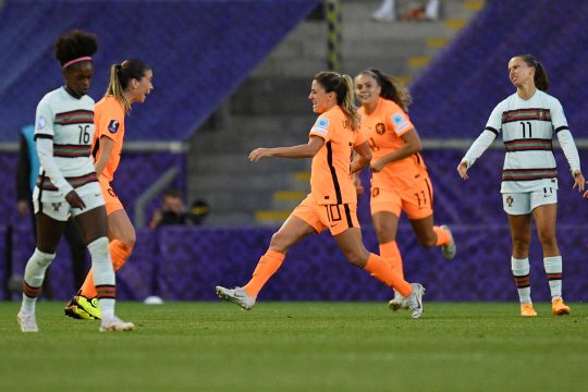 Frauenfußball-Europameisterschaft in England: Niederlande - Portugal (Bild: Oli Scarff/AFP)