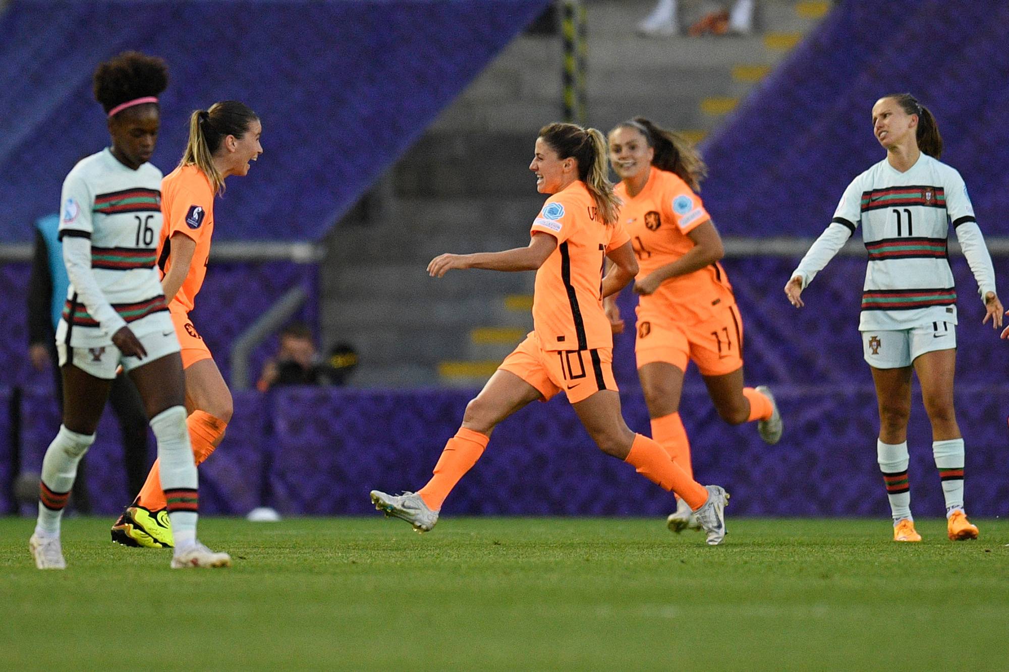 Frauenfußball-Europameisterschaft in England: Niederlande - Portugal (Bild: Oli Scarff/AFP)