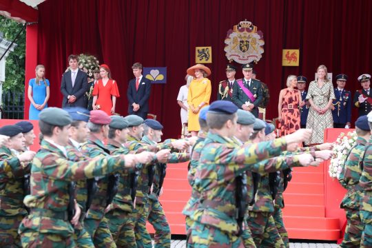 Militärparade zum Nationalfeiertag 2022 in Brüssel