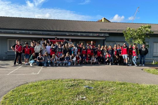 Die Nachwuchsabteilung des HC Eynatten-Raeren beim Partille-Cup (Bild: Guido Lausberg)