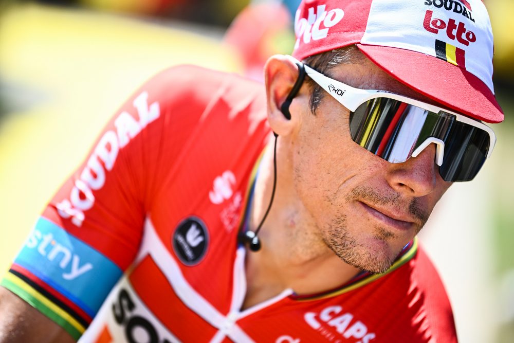 Philippe Gilbert während der zweiten Etappe der Tour de France 2022 (Bild: Jasper Jacobs/Belga)