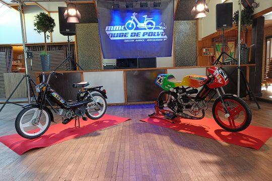 NDP-Racing-Rennmofa des Ameler Moped- und Mofa-Clubs Nube de Polvo (Bild: Christophe Ramjoie/BRF)