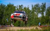 Kalle Rovanperä/Jonne Halttunen liegen in Estland in Führung (Bild: Toyota Gazoo Racing)