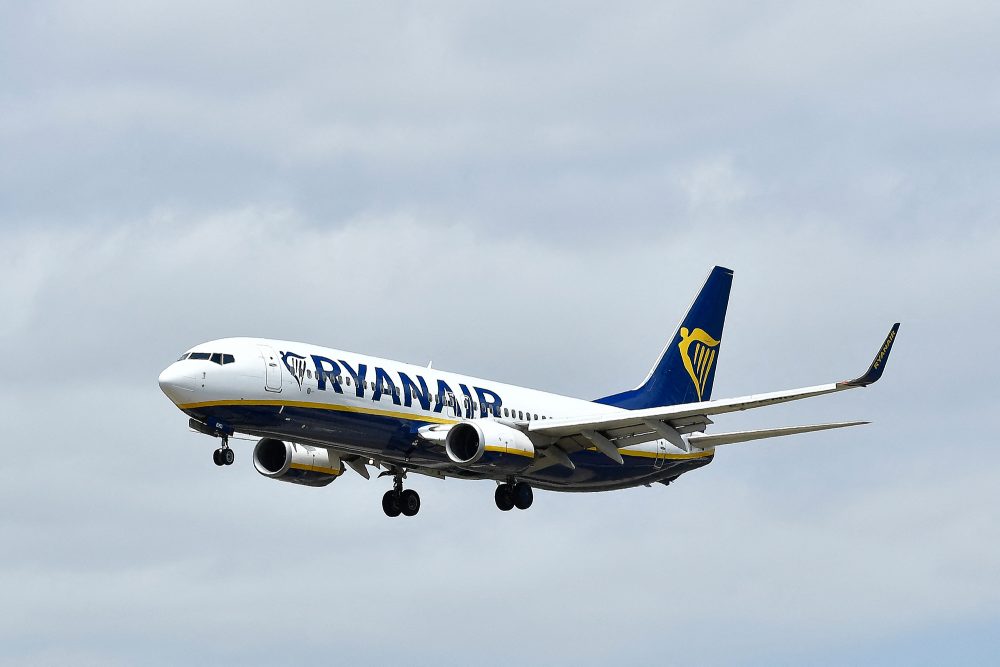 Ryanair-Flieger in der Luft