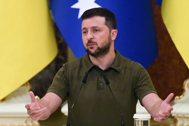 Der ukrainische Präsident Wolodymyr Selenskyj (Bild: Miguel Medina/AFP)