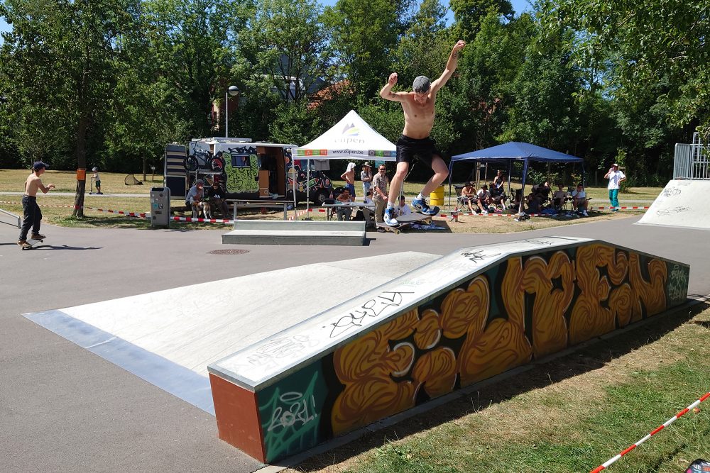 Erster Skatecontest in Eupen (Bild: Manuel Zimmermann BRF)