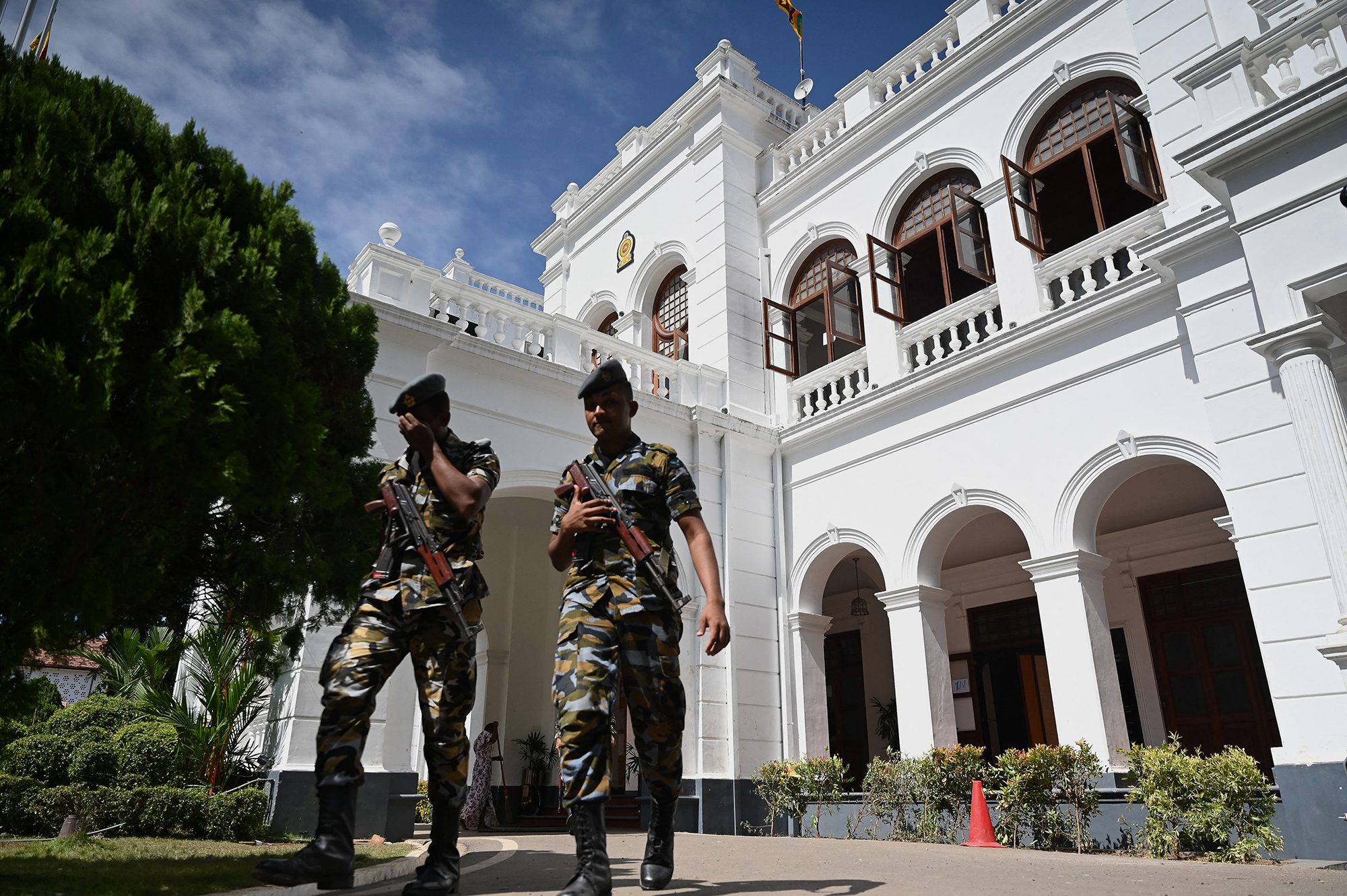 Der Amtssitz des Premierministers von Sri Lanka in Colombo (Bild: Arun Sankar/AFP)