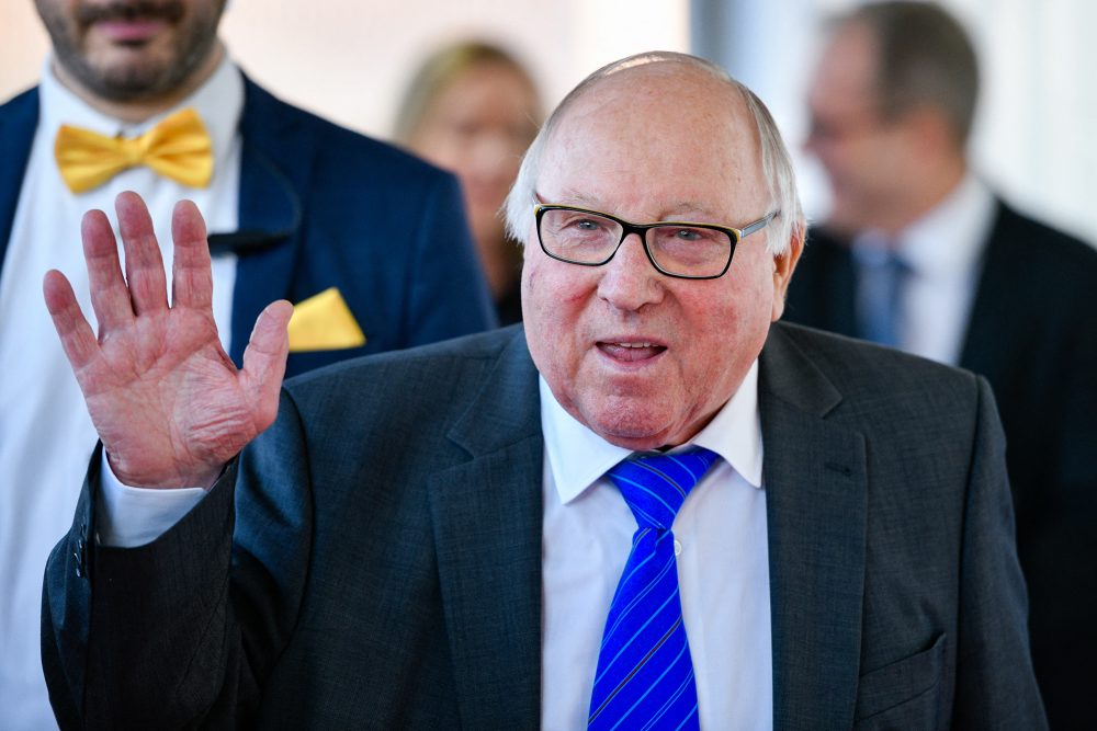 Uwe Seeler im Jahr 2019 (Bild: Sascha Schuermann/AFP)