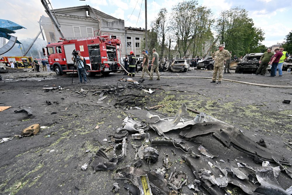 Winnyzja am Freitag (Bild: Sergej Supinsky/AFP)