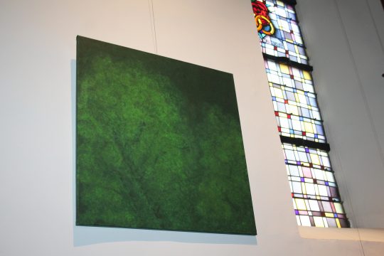 Werke von Marie-Noëlle Weber-Schmetz in der Eupener Bergkapelle (Bild: Michaela Brück/BRF)