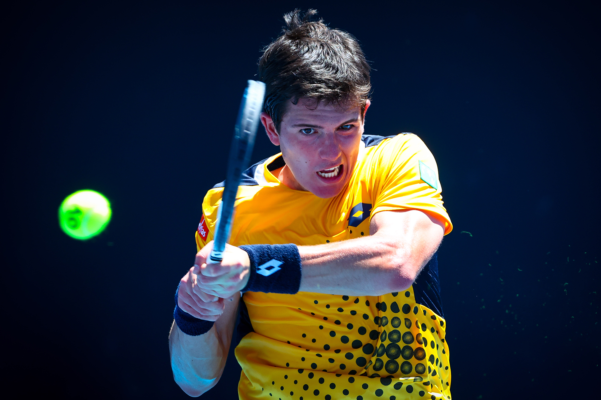 Tennishoffnung Gilles Arnaud Bailly bei den Junior Australian Open (Bild: Patrick Hamilton/Belga)