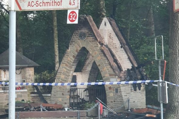 Brand in Kapelle in Lichtenbusch-Totleger (Bild: privat)