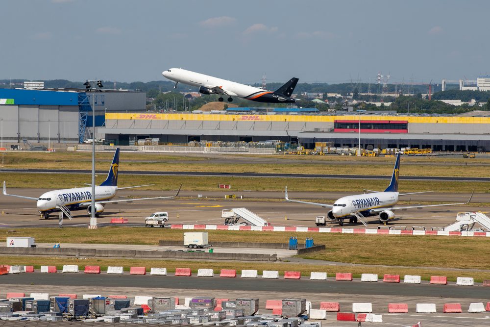 Der Brüsseler Flughafen in Zaventem
