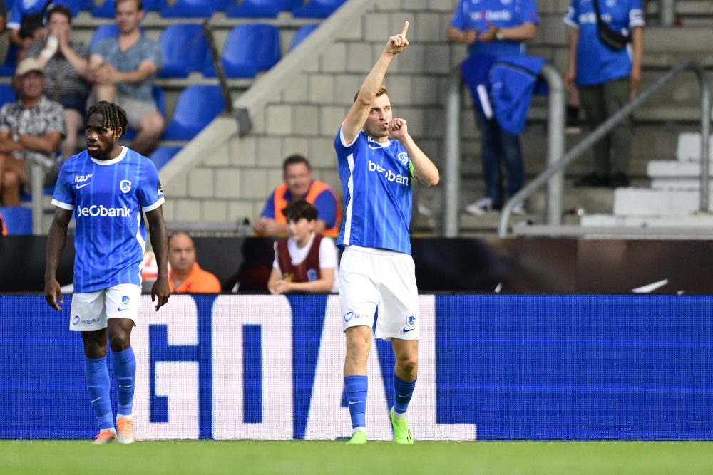 Führte Genk zum Sieg: Bryan Heynen (rechts) traf doppelt (Bild: Johan Eyckens/Belga)