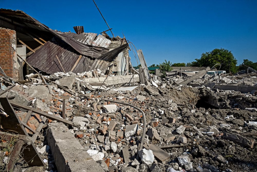 Charkiw im Osten der Ukraine am Samstag (Bild: Sergey Bobok/AFP)