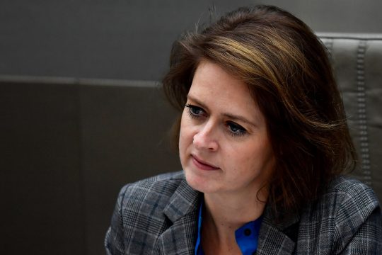 Emmily Talpe, die Bürgermeisterin von Ypern (Bild: Dirk Waem/Belga)