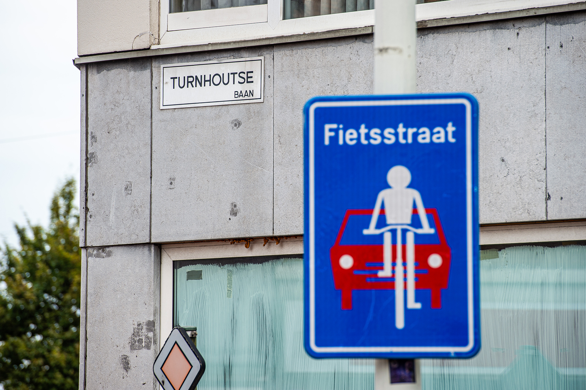 Fahrradstraße in Borgerhout, Antwerpen