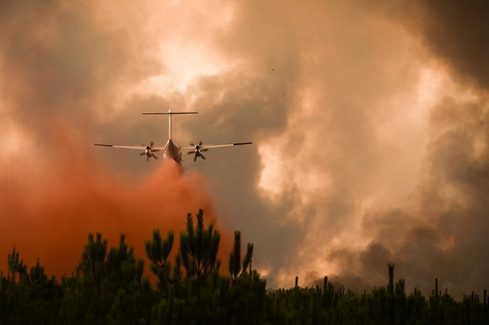 Waldbrand in Frankreich