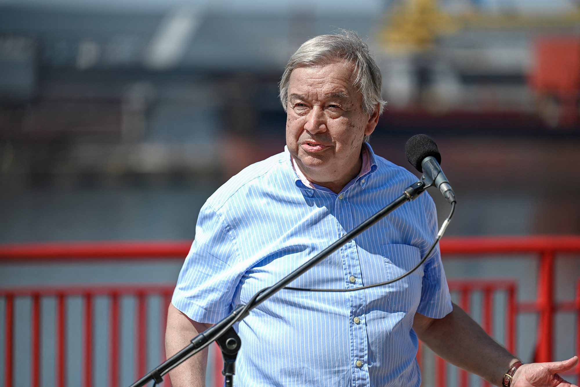UN-Generalsekretär António Guterres (Bild: Bulent Kilic/AFP)
