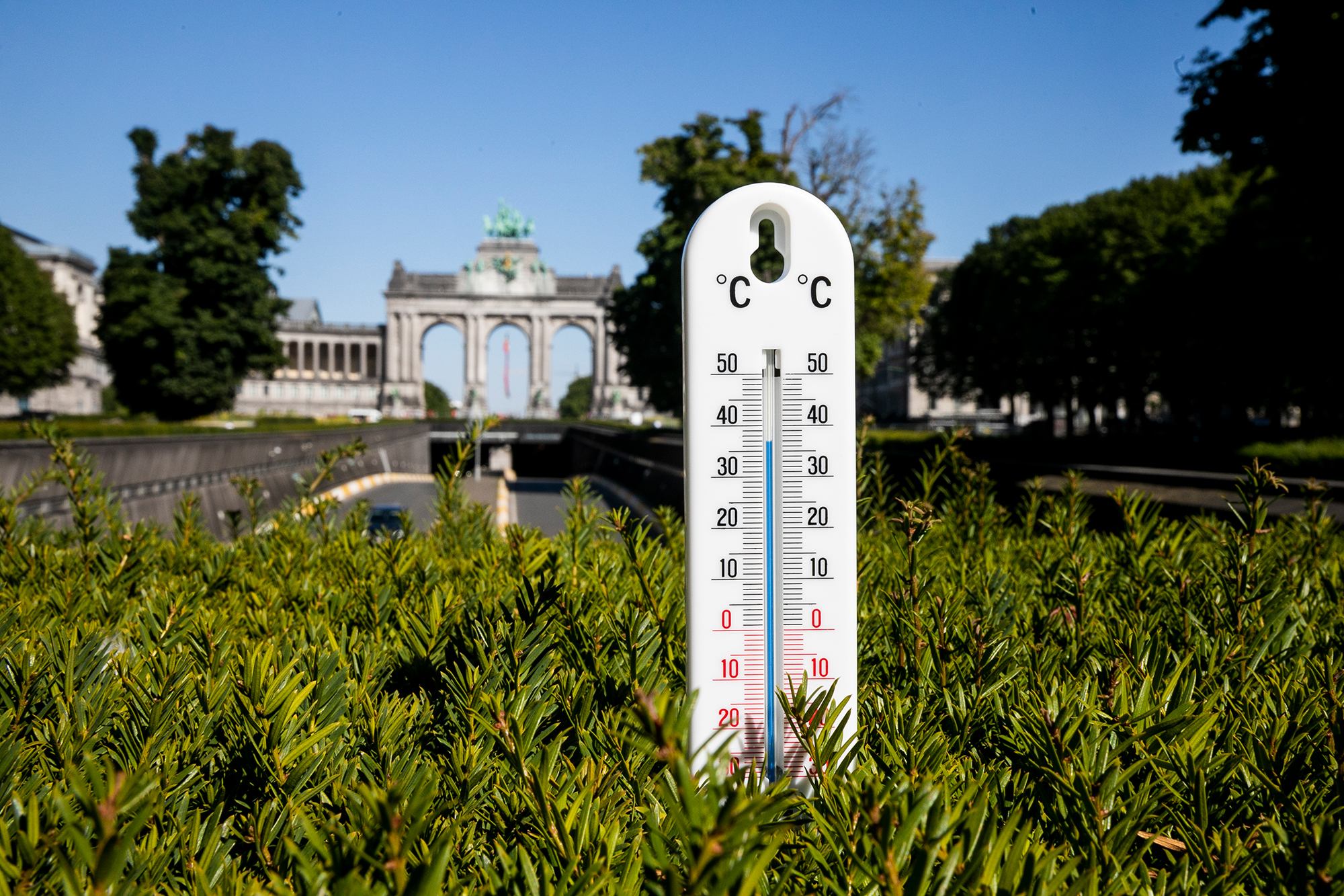 Auch in Brüssel werden wieder hohe Temperaturen erwartet (Bild: Hatim Kaghat/Belga)