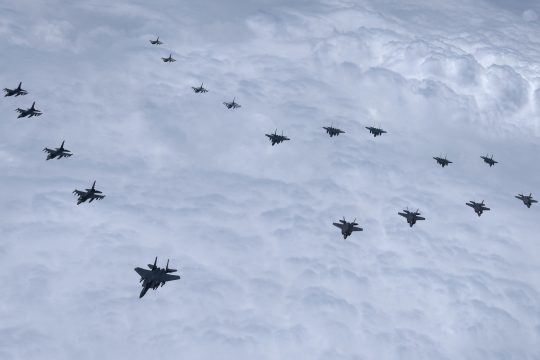 Gemeinsame Militärübung der US-amerikanischen und der südkoreanischen Armee (Archivbild: Handout/South Korean Defence Ministry/AFP)