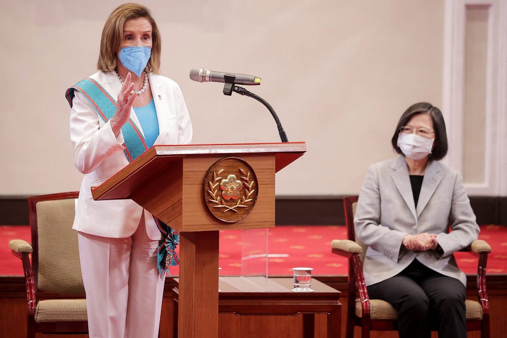 Nancy Pelosi in Taipeh