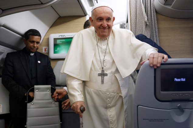 Papst Franziskus am 29. Juli 2022