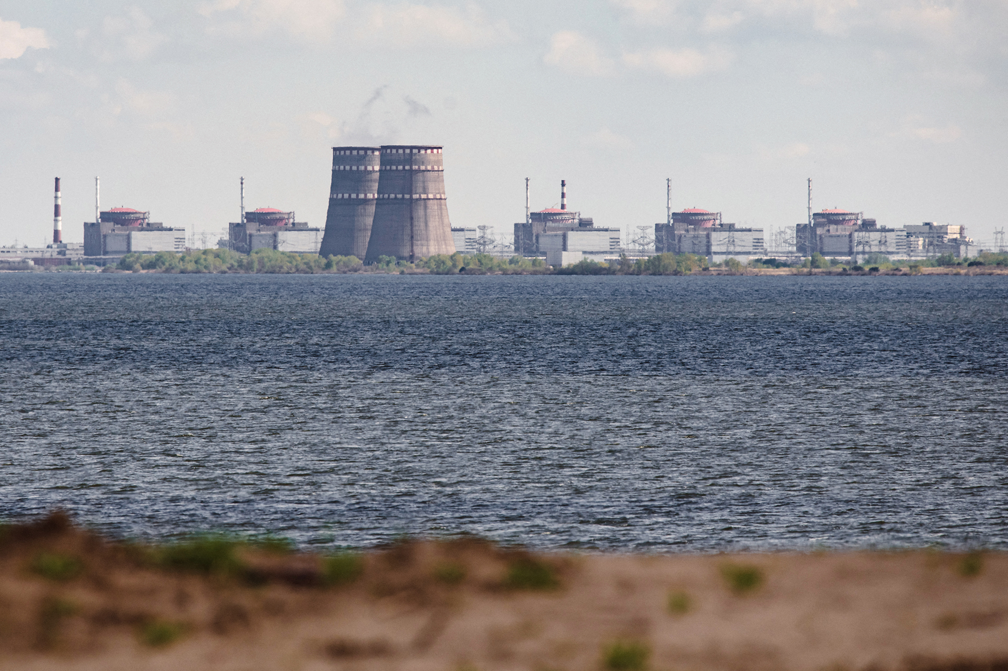 Atomkraftwerk Saporischschja am 27. April (Bild: Ed Jones/AFP)