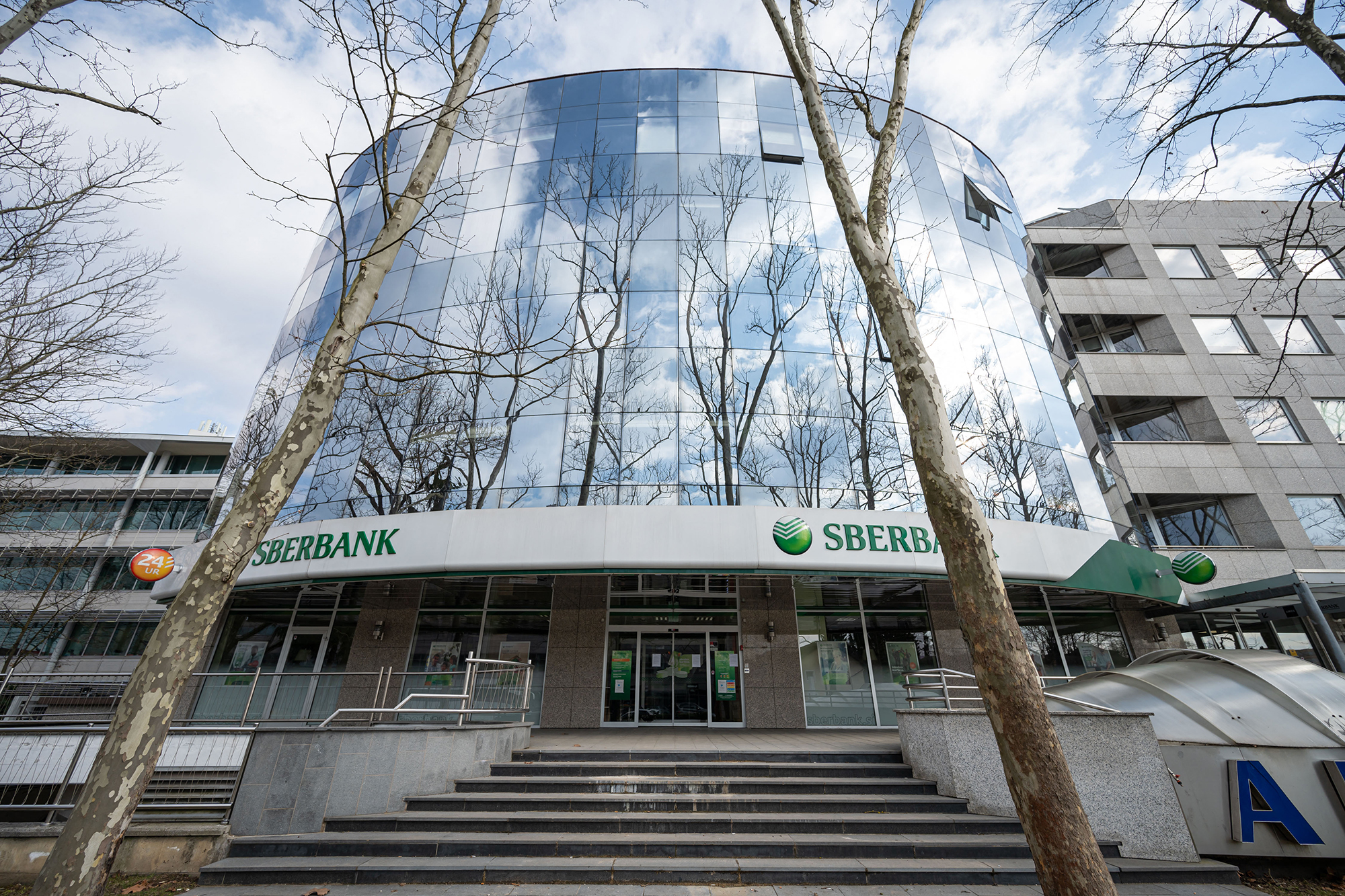 Die russische Sberbank in Ljubljana