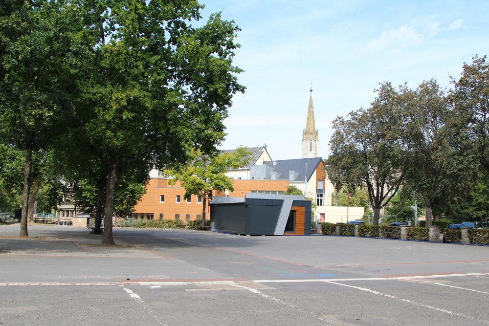 Scheiblerplatz in der Eupener Unterstadt (Bild: Katrin Margraff/BRF)