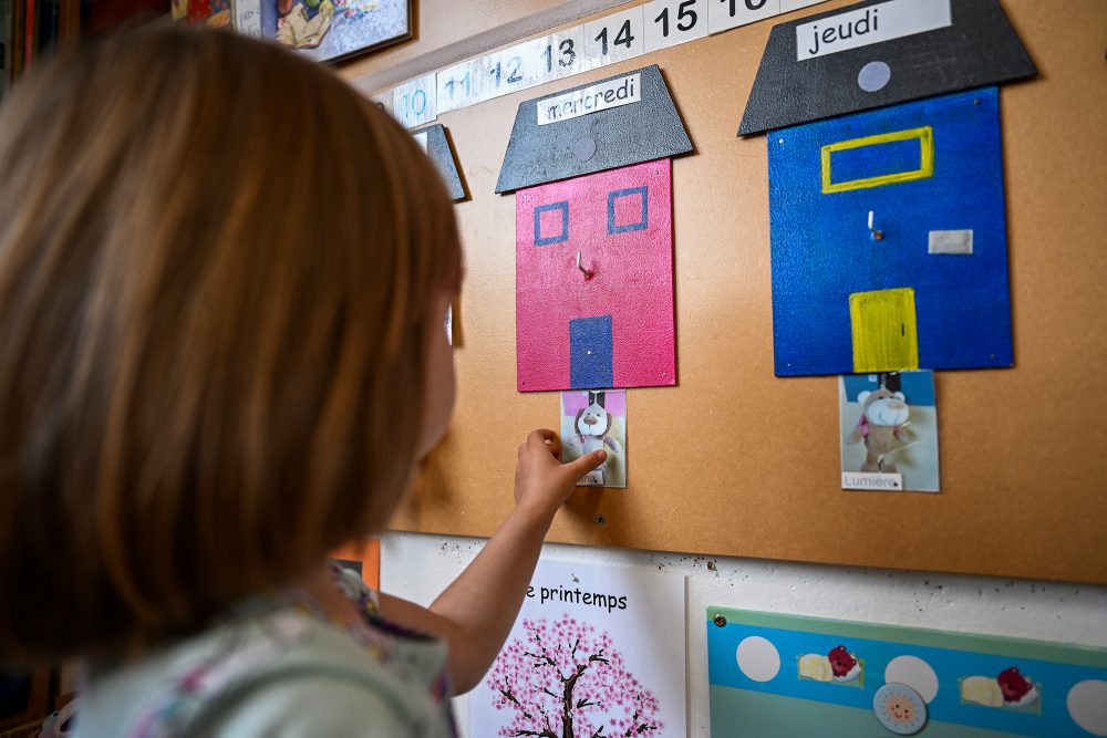 Erster Schultag in Watermael-Boitsfort mit dem neuen Schulkalender