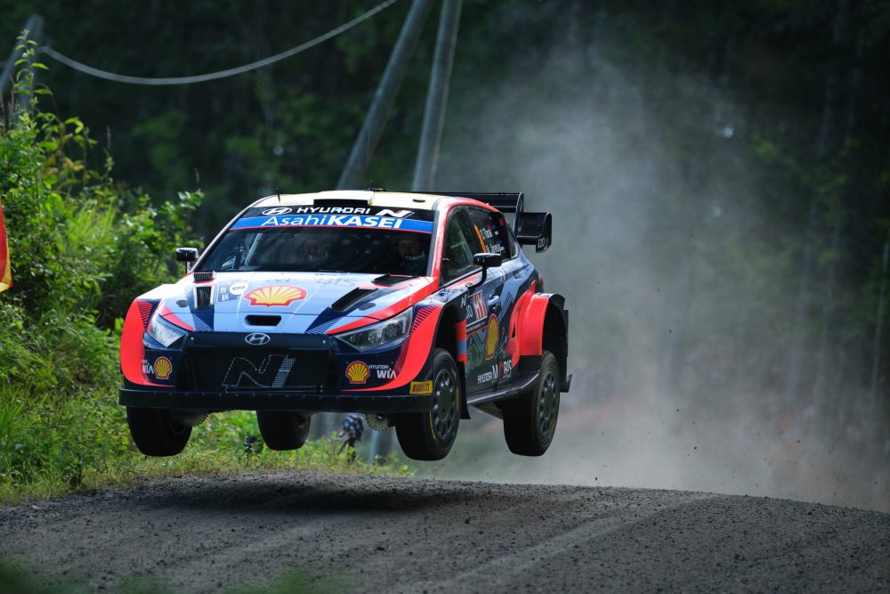 Ott Tänak/Martin Jarveoja bei der Rallye Finnland