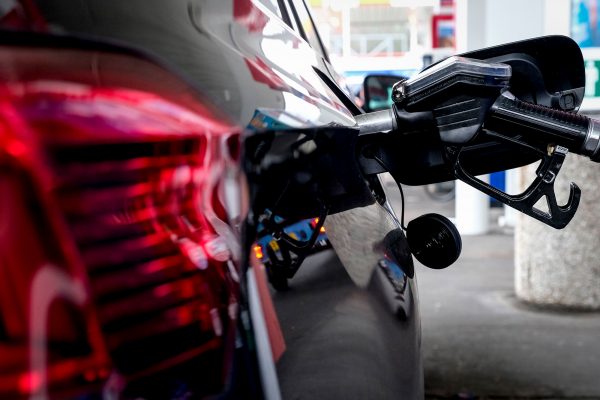 Zapfsäule an der Tankstelle