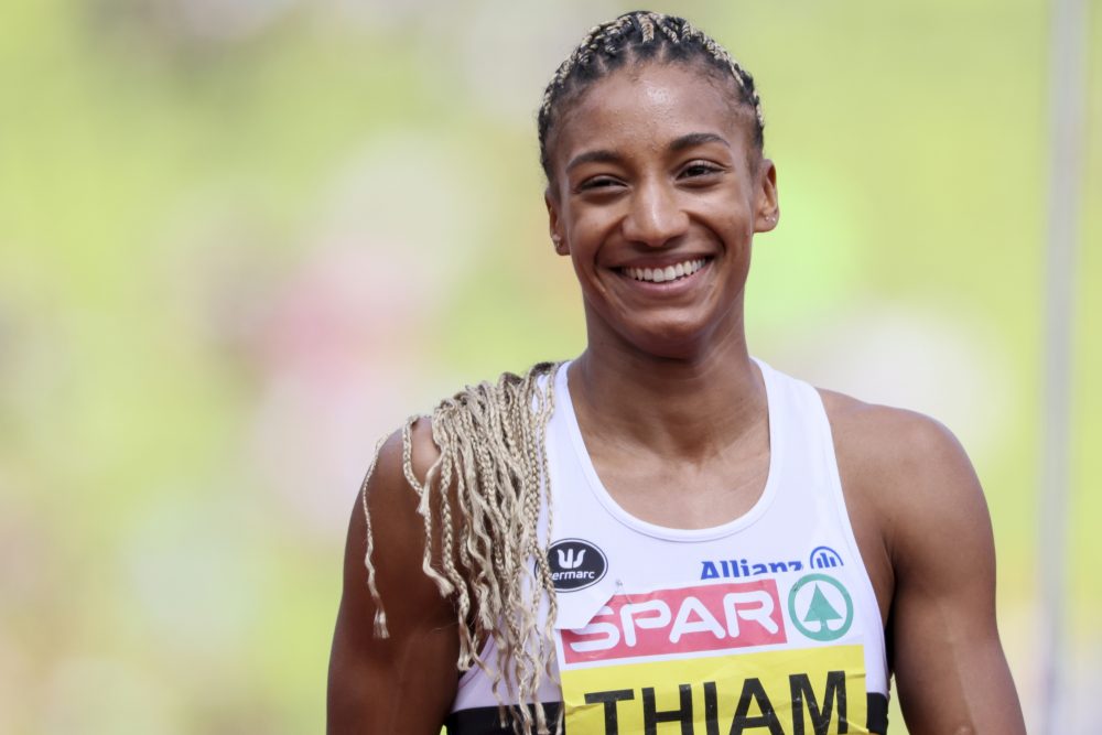 Nafissatou Thiam bei der Leichtathletik-EM in München