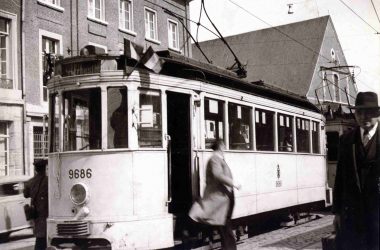 Tram Eupen Rathausplatz (Bild: Jean Mech/Collection D'Heure/MTCW)