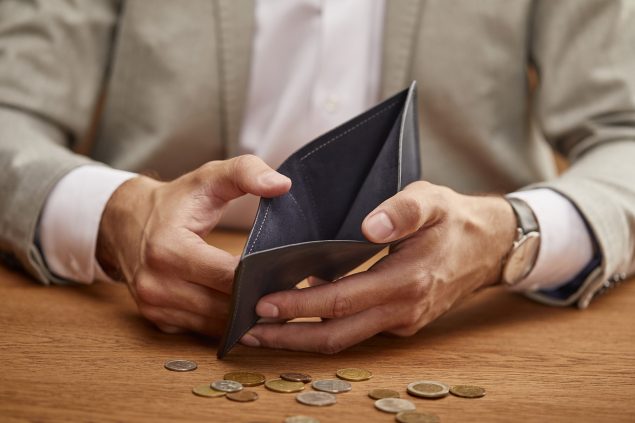 Armut - wenn nichts mehr im Portemonnaie ist