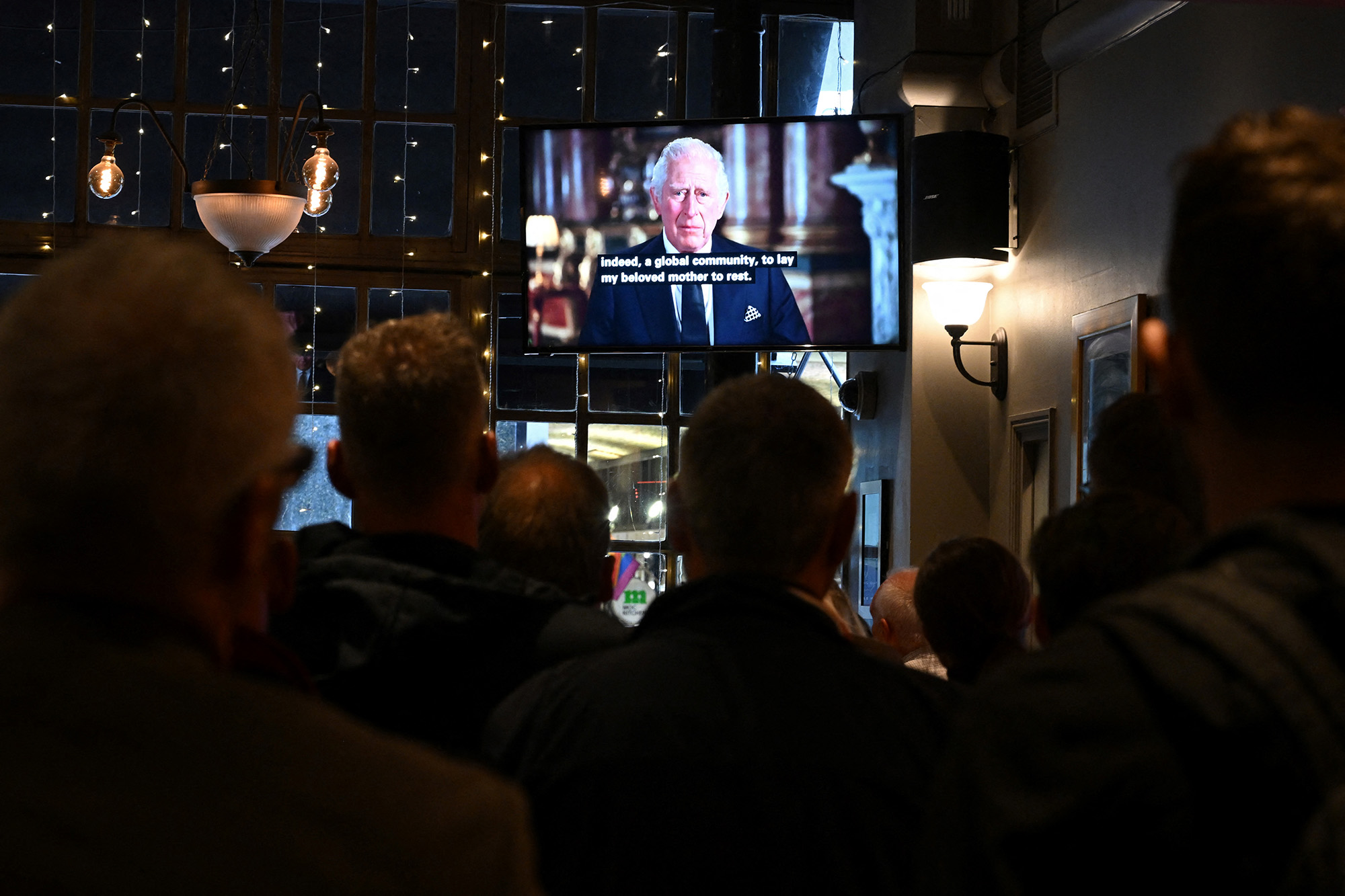 König Charles III. (Bild von der Ansprache nach dem Tod der Queen: Justin Tallis/AFP)