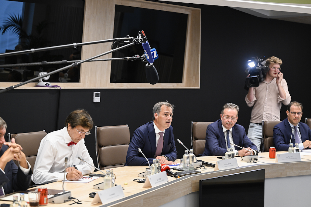 De Croo und Ministerpräsidenten beraten über Energiekrise (Bild: Laurie Dieffembacq/Belga)