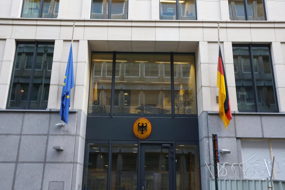 Deutsche Botschaft in Brüssel (Bild: Nicolas Maeterlinck/Belga)