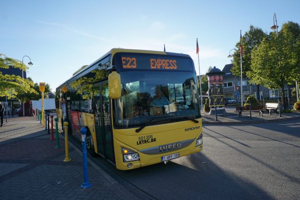 Bus der neuen Expresslinie E23 (Bild: Dogan Malicki/BRF)