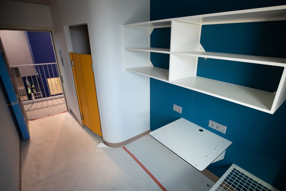 Eine der Zellen im neuen Brüsseler Gefängnis in Haren (Archivbild: Benoit Doppagne/Belga)