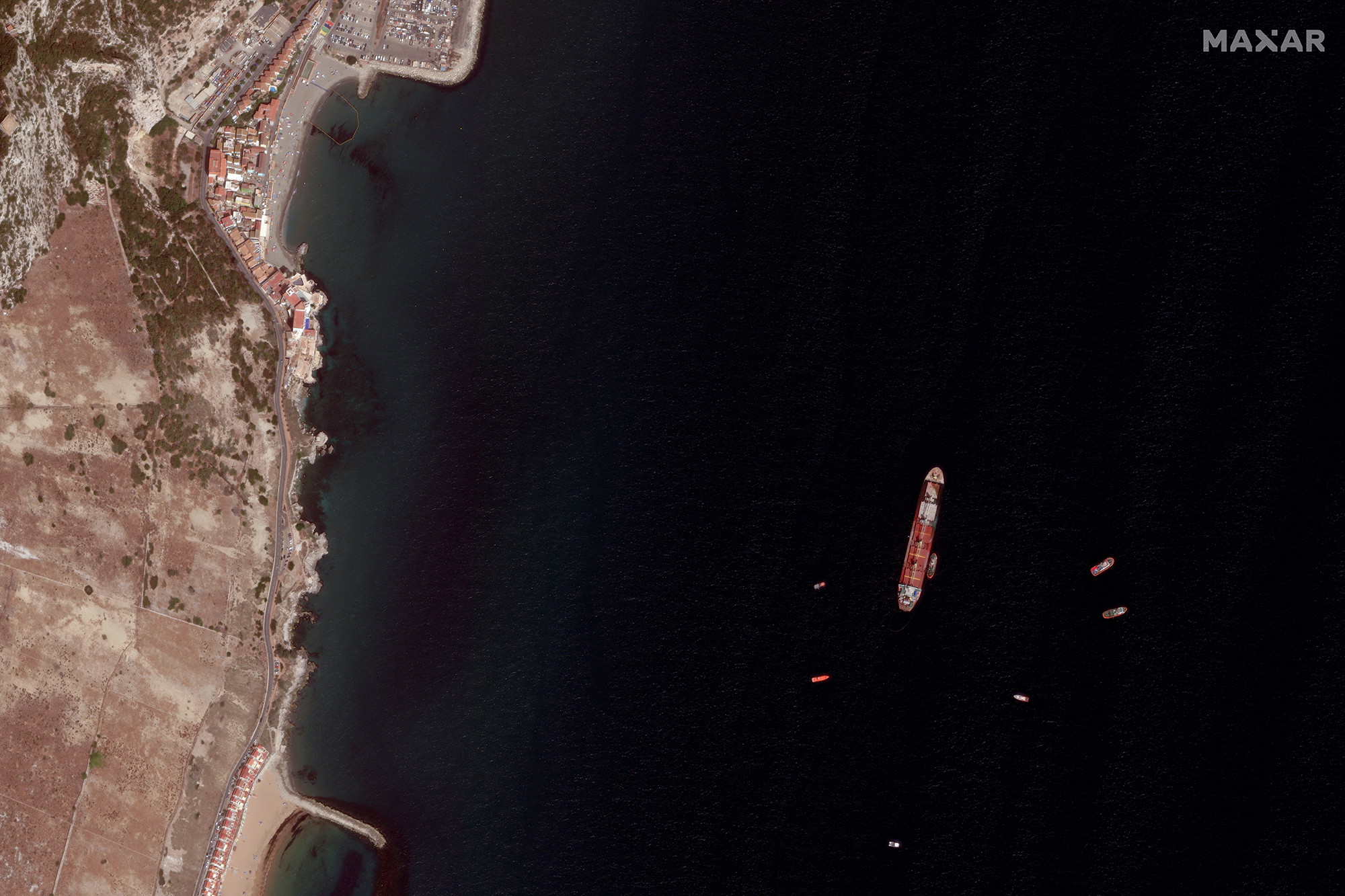 Havarierter Frachter vor Gibraltar