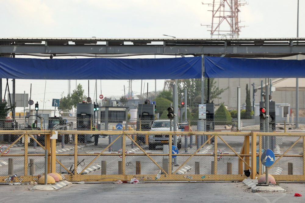 Der Kontrollpunkt Jalame in der Nähe der palästinensischen Stadt Dschenin im israelisch besetzten Westjordanland (Bild: Jaafar Ashtiyeh/AFP)